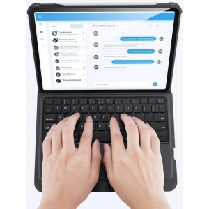 Hurtownia GSM - Dux Ducis Case mit Touchpad Tastatur Hülle Bluetooth für Apple iPad Air 10.9 2020/2022 (4., 5. Generation) / iPad Pro 11 2018/2020/2021 (1., 2., 3. Generation) / iPad Air 11 2024 (6. Generation) schwarz - DDS404 - {ean13} - Hurt