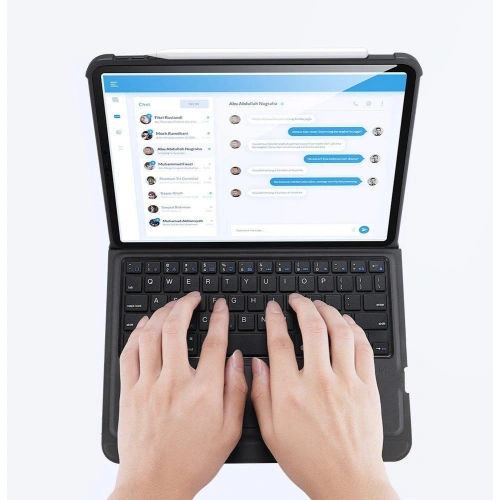 Etui Dux Ducis Touchpad Keyboard Case Bluetooth Apple iPad Air 10.9 2020/2022 (4, 5 gen) / iPad Pro 11 2018/2020/2021 (1, 2, 3 gen) / iPad Air 11 2024 (6. generacji) czarny