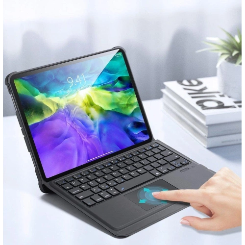 Etui Dux Ducis Touchpad Keyboard Case Bluetooth Apple iPad Air 10.9 2020/2022 (4, 5 gen) / iPad Pro 11 2018/2020/2021 (1, 2, 3 gen) / iPad Air 11 2024 (6. generacji) czarny