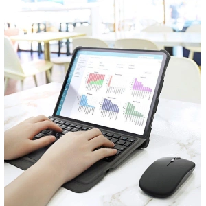 Hurtownia GSM - Dux Ducis Case mit Touchpad Tastatur Hülle Bluetooth für Apple iPad Air 10.9 2020/2022 (4., 5. Generation) / iPad Pro 11 2018/2020/2021 (1., 2., 3. Generation) / iPad Air 11 2024 (6. Generation) schwarz - DDS404 - {ean13} - Hurt
