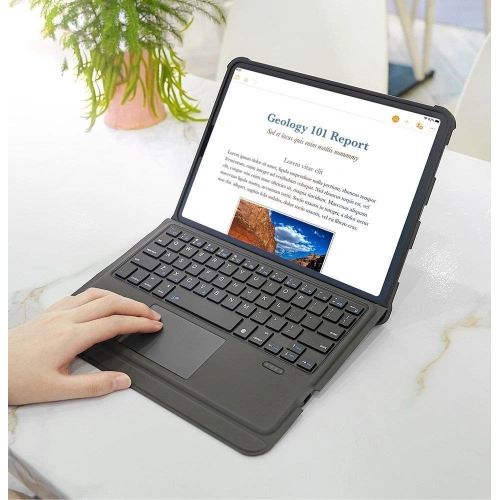 Etui Dux Ducis Touchpad Keyboard Case Bluetooth Apple iPad Air 10.9 2020/2022 (4, 5 gen) / iPad Pro 11 2018/2020/2021 (1, 2, 3 gen) / iPad Air 11 2024 (6. generacji) czarny