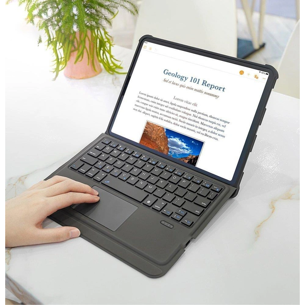 Hurtownia GSM - Etui Dux Ducis Touchpad Keyboard Case Bluetooth Apple iPad Air 10.9 2020/2022 (4, 5 gen) / iPad Pro 11 2018/2020/2021 (1, 2, 3 gen) / iPad Air 11 2024 (6. generație) negru - DDS404 - {ean13} - Hurt
