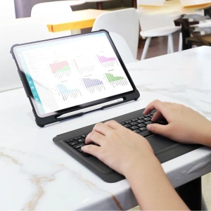 Hurtownia GSM - Dux Ducis Case mit Touchpad Tastatur Hülle Bluetooth für Apple iPad Air 10.9 2020/2022 (4., 5. Generation) / iPad Pro 11 2018/2020/2021 (1., 2., 3. Generation) / iPad Air 11 2024 (6. Generation) schwarz - DDS404 - {ean13} - Hurt