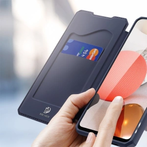Etui Dux Ducis Skin X Samsung Galaxy A42 5G modrá