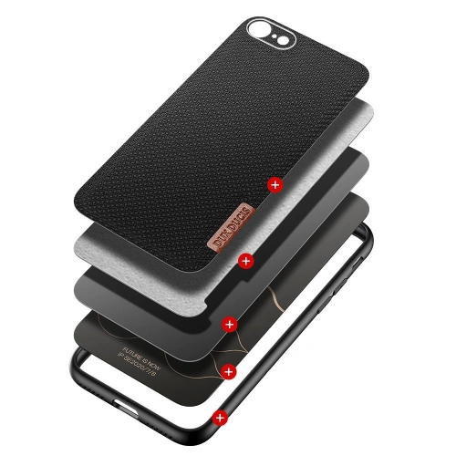 Etui Dux Ducis Fino Apple iPhone SE 2022/SE 2020/8/7 czarny