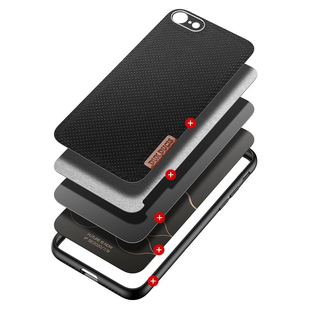 Hurtownia GSM - Dux Ducis Fino Case für Apple iPhone SE 2022/SE 2020/8/7 schwarz - DDS424 - {ean13} - Hurt
