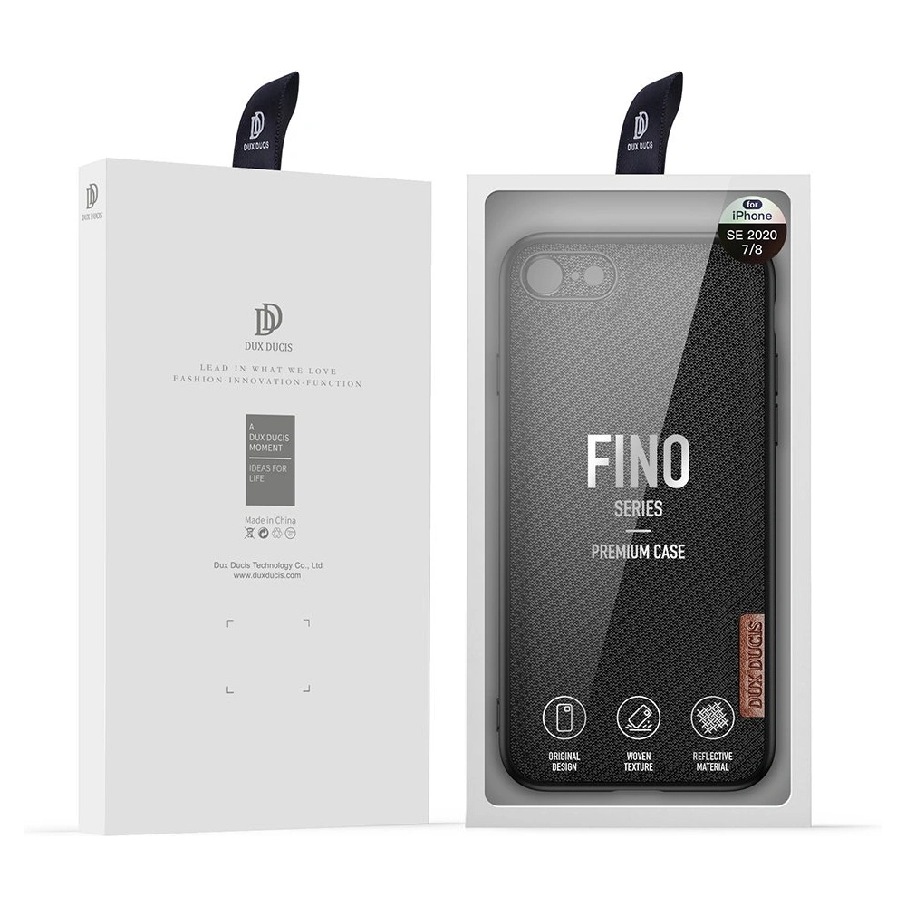 Hurtownia GSM - Dux Ducis Fino Case für Apple iPhone SE 2022/SE 2020/8/7 schwarz - DDS424 - {ean13} - Hurt