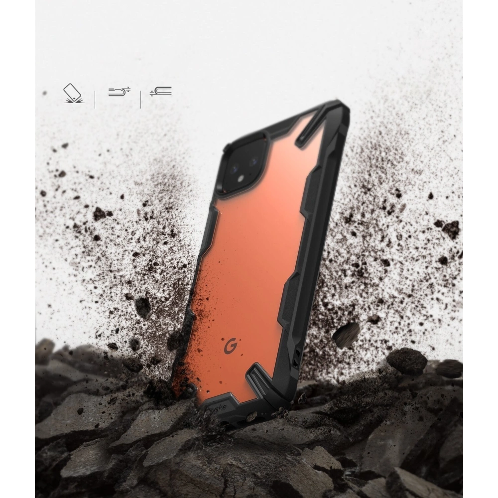 Hurtownia GSM - Etui Ringke Fusion-X Google Pixel 4 Černé - RGK1034BLK - {ean13} - Hurt