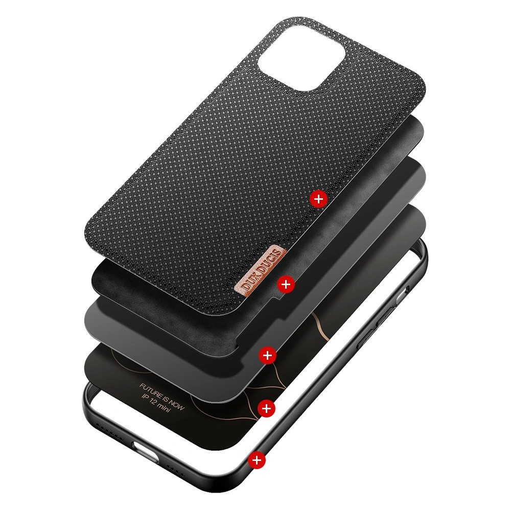 Hurtownia GSM - Dux Ducis Fino Case für Apple iPhone 12 mini schwarz - DDS426 - {ean13} - Hurt