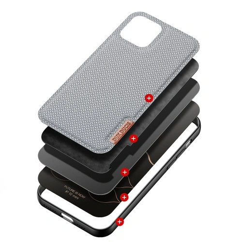 Etui Dux Ducis Fino Apple iPhone 12 mini szary