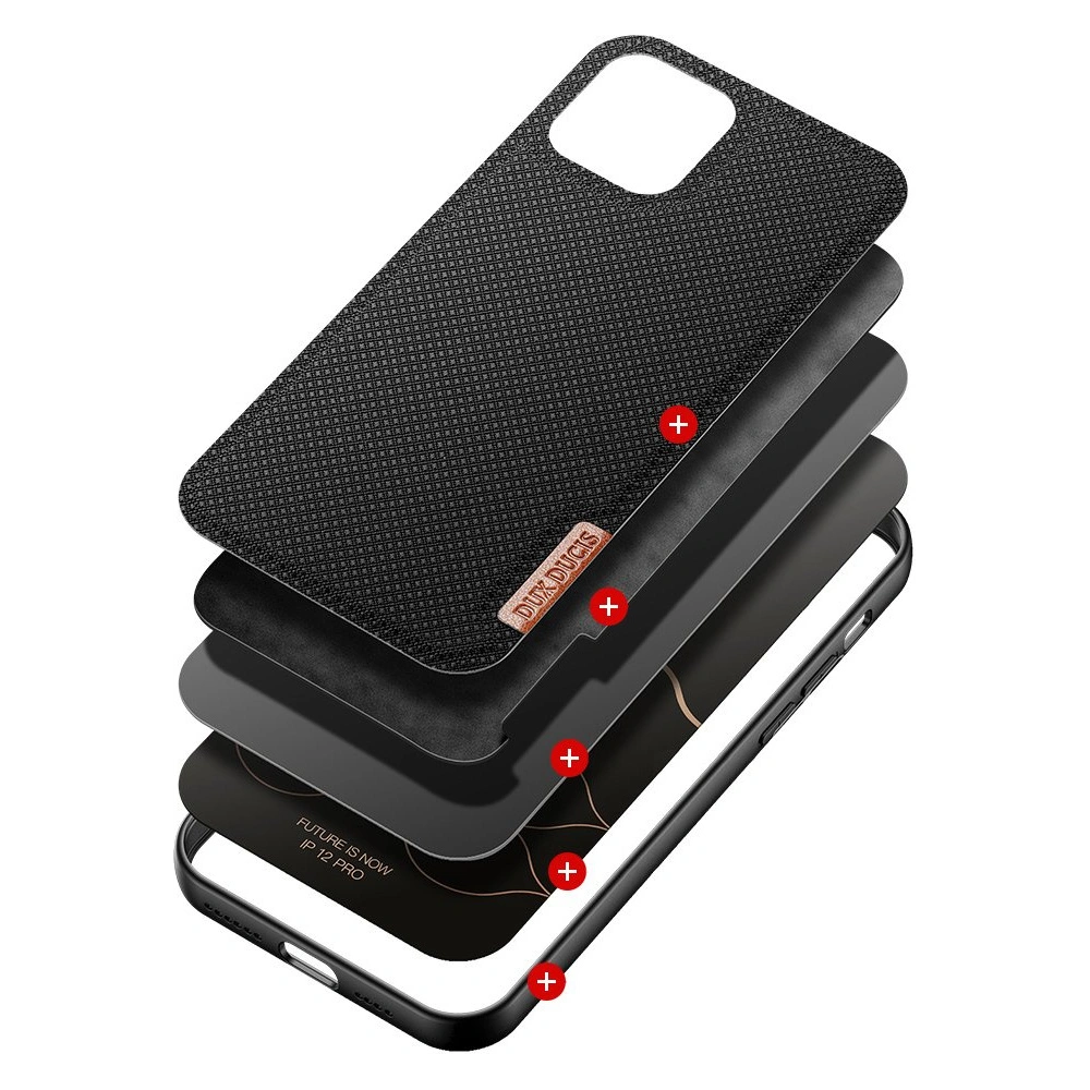 Hurtownia GSM - Etui Dux Ducis Fino Apple iPhone 12/12 Pro czarny - DDS428 - {ean13} - Hurt