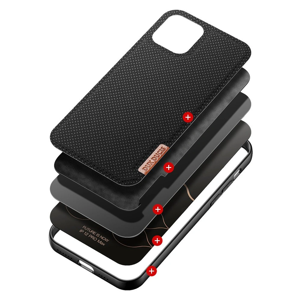Hurtownia GSM - Etui Dux Ducis Fino Apple iPhone 12 Pro Max negru - DDS429 - {ean13} - Hurt