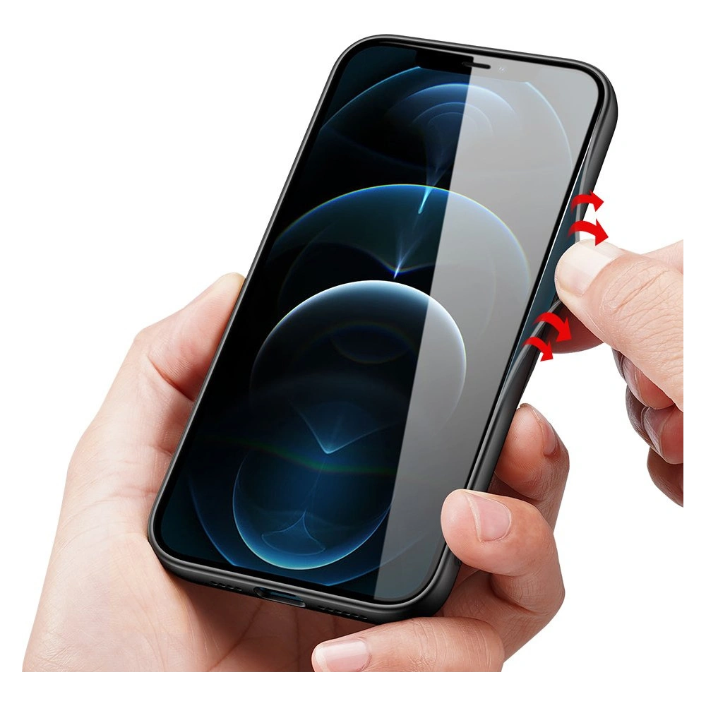 Hurtownia GSM - Etui Dux Ducis Fino Apple iPhone 12 Pro Max negru - DDS429 - {ean13} - Hurt