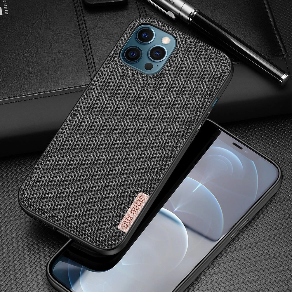 Hurtownia GSM - Etui Dux Ducis Fino Apple iPhone 12 Pro Max negru - DDS429 - {ean13} - Hurt