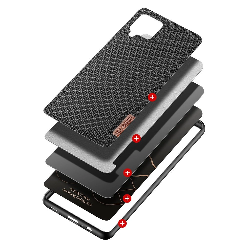 Hurtownia GSM - Case Dux Ducis Fino Samsung Galaxy A12/M12 schwarz - DDS430 - {ean13} - Hurt
