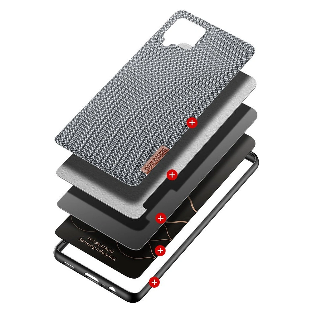 Hurtownia GSM - Case Dux Ducis Fino Samsung Galaxy A12/M12 grau - DDS431 - {ean13} - Hurt