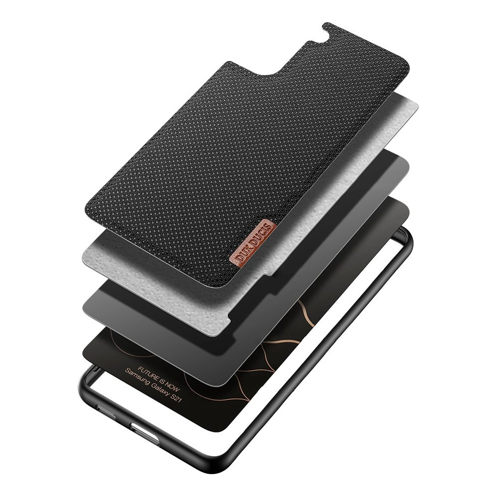 Hurtownia GSM - Etui Dux Ducis Fino Samsung Galaxy S21 negru - DDS440 - {ean13} - Hurt