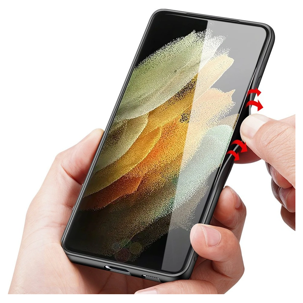 Hurtownia GSM - Dux Ducis Fino tok Samsung Galaxy S21 Ultra fekete - DDS445 - {ean13} - Hurt