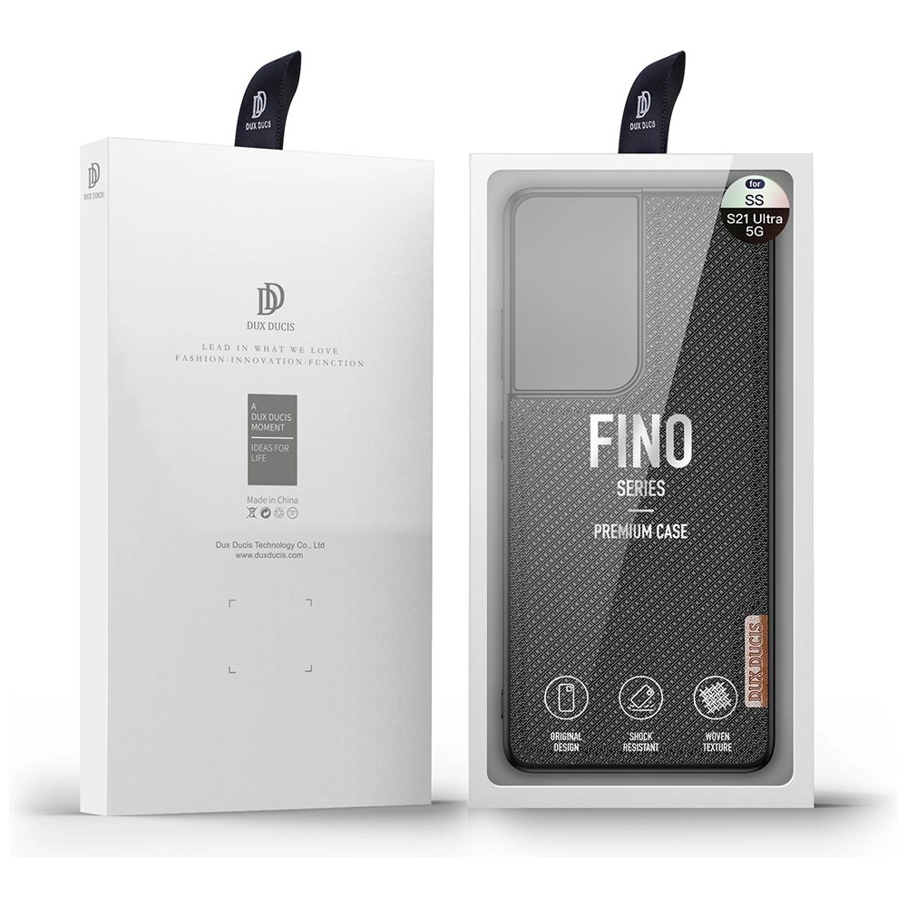 Hurtownia GSM - Dux Ducis Fino tok Samsung Galaxy S21 Ultra fekete - DDS445 - {ean13} - Hurt