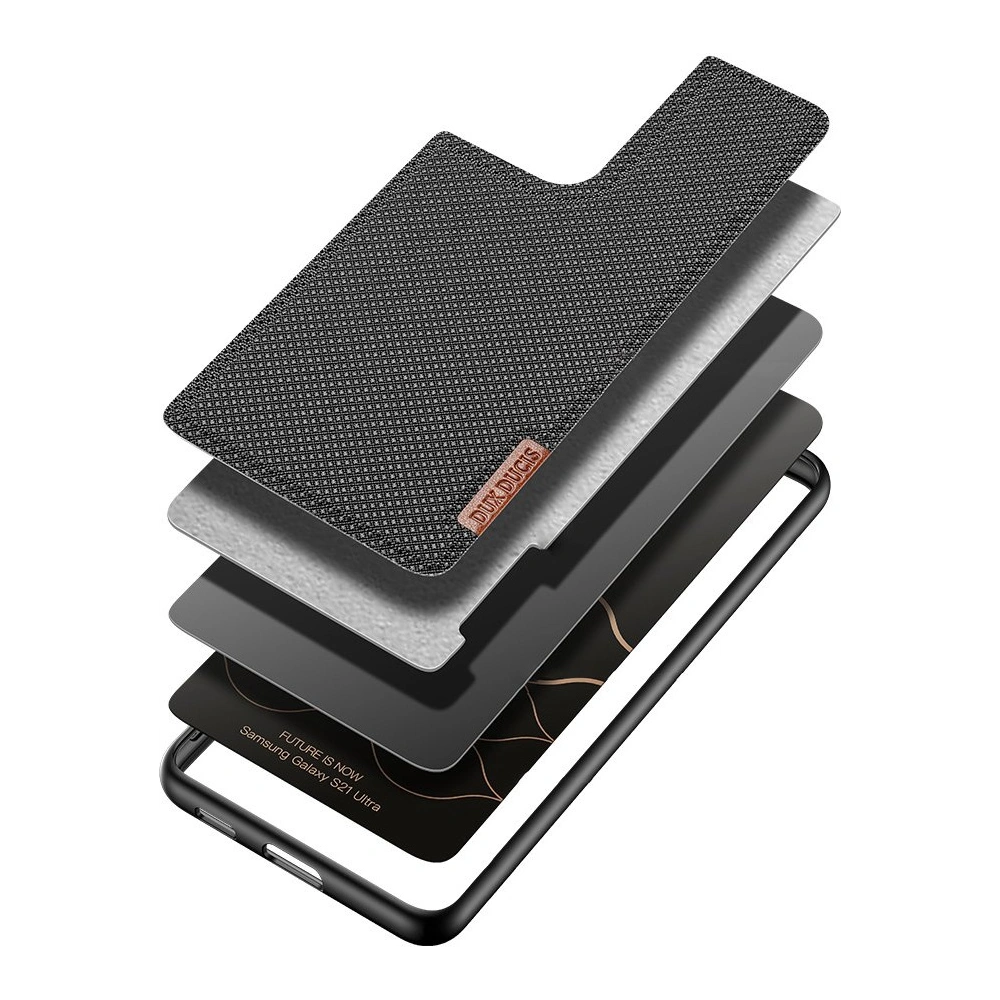 Hurtownia GSM - Etui Dux Ducis Fino Samsung Galaxy S21 Ultra negru - DDS445 - {ean13} - Hurt