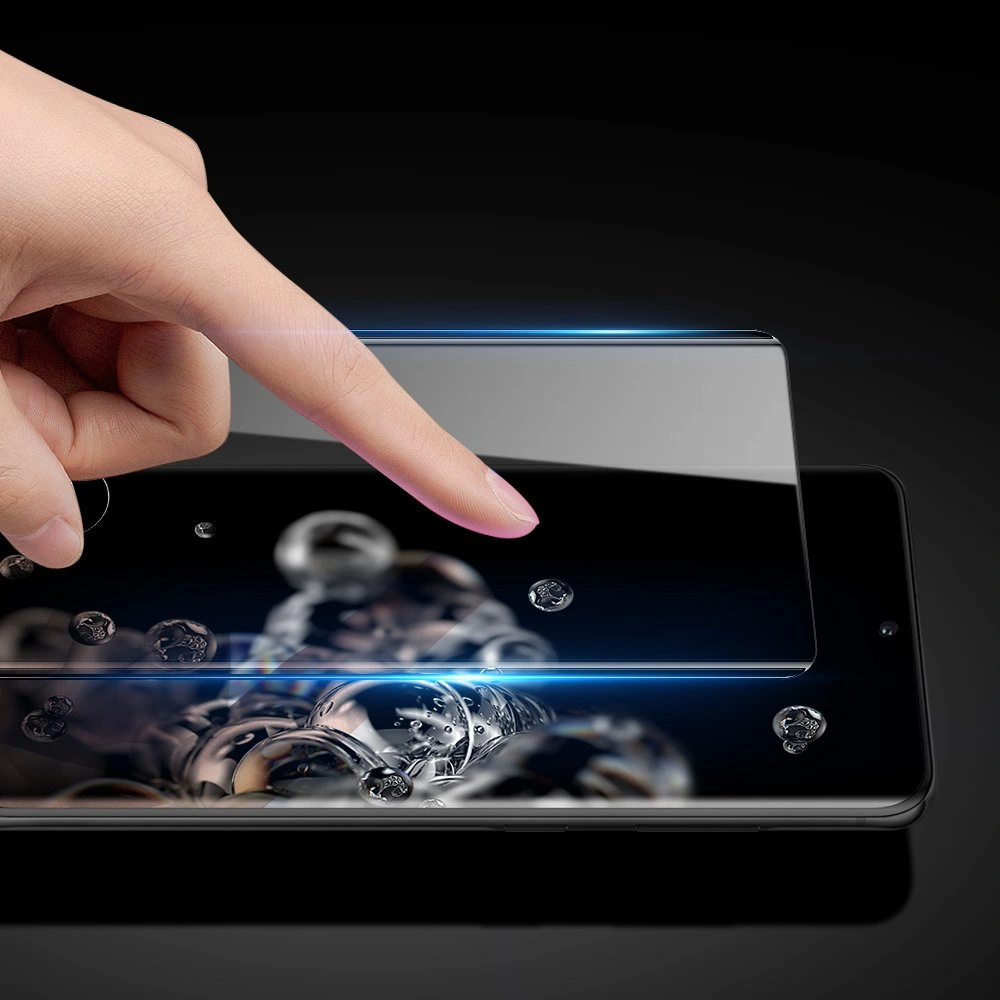 Hurtownia GSM - Sklo tvrzené Dux Ducis 9D Tempered Glass Samsung Galaxy S21 Ultra černé (přátelské k pouzdru) - DDS474 - {ean13} - Hurt