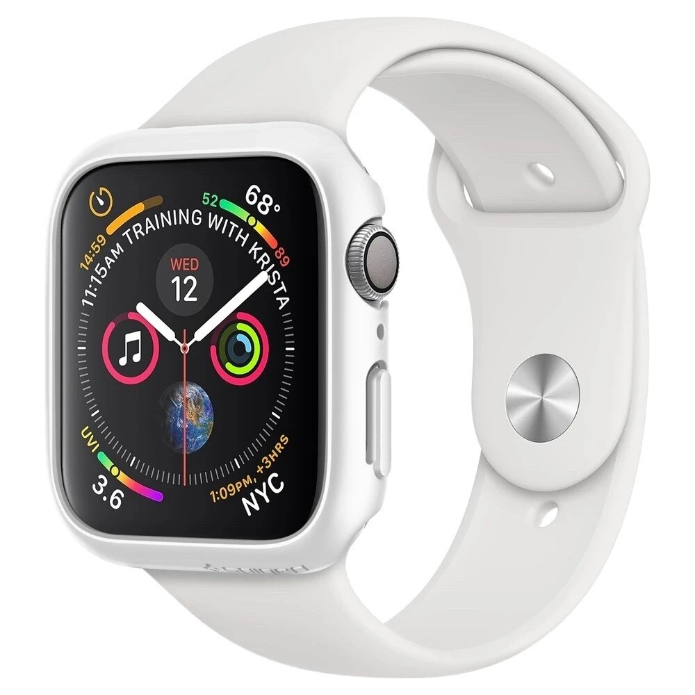 Hurtownia GSM - Etui Spigen Thin Fit Apple Watch 4/5/6/7/8/9/SE 44/45mm Bílá - SPN479WHT - {ean13} - Hurt