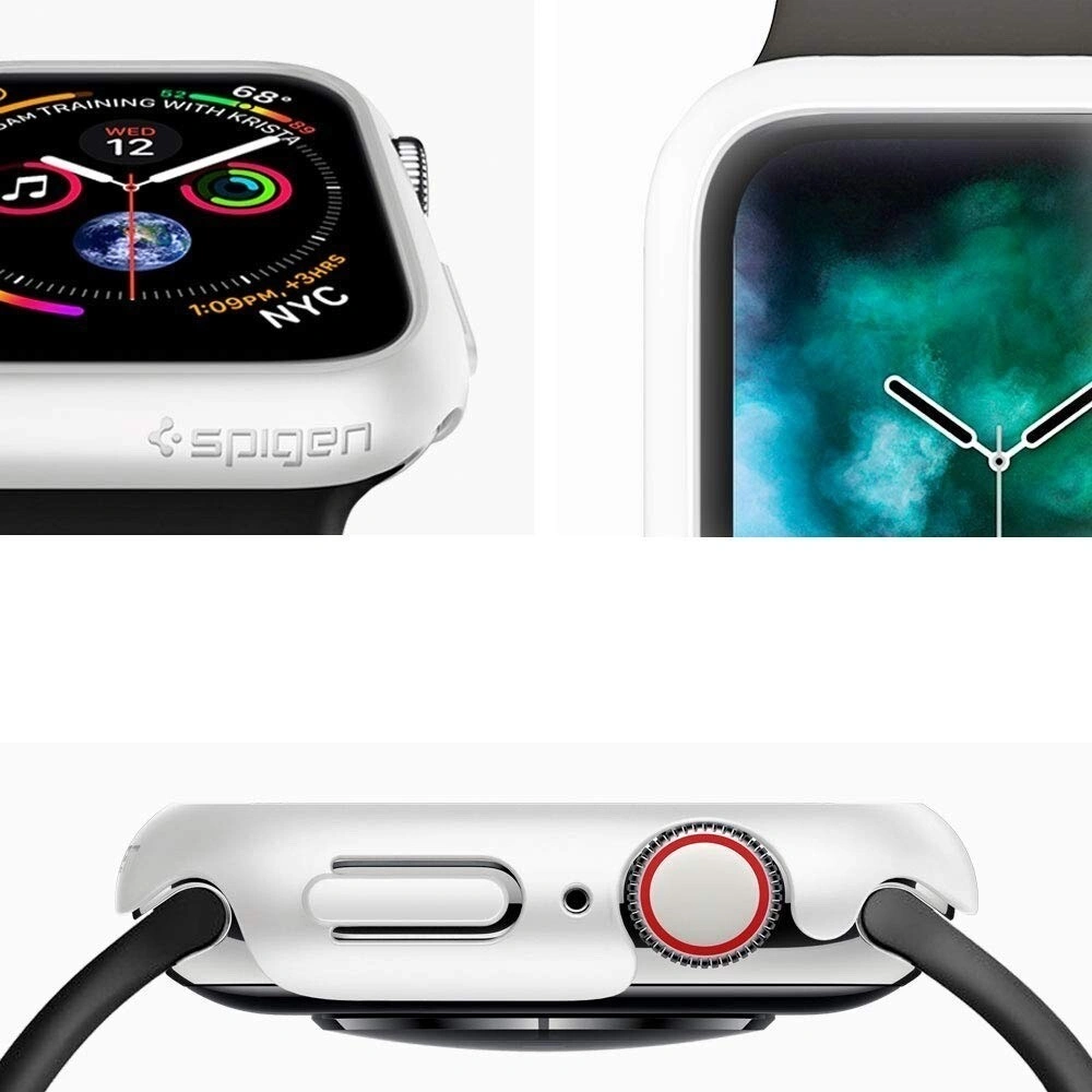 Hurtownia GSM - Etui Spigen Thin Fit Apple Watch 4/5/6/7/8/9/SE 44/45mm Bílá - SPN479WHT - {ean13} - Hurt