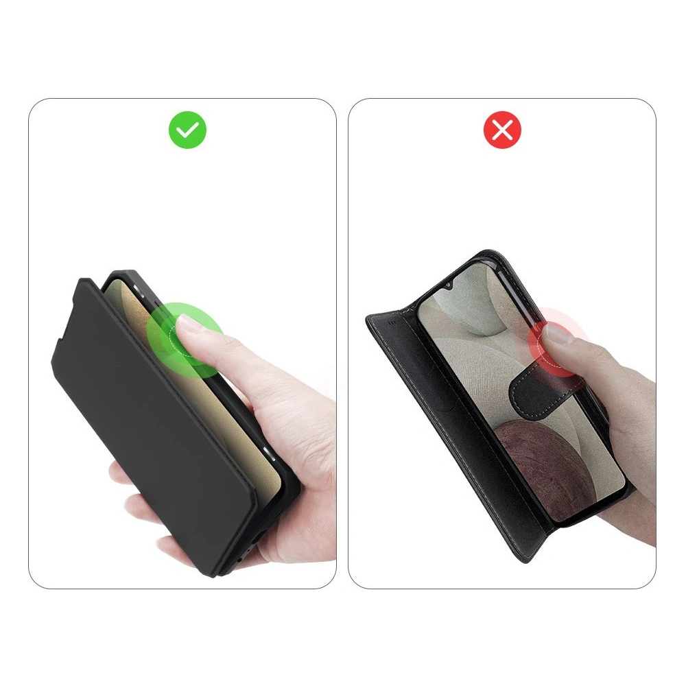 Hurtownia GSM - Etui Dux Ducis Skin X Samsung Galaxy A12/M12 černé - DDS511 - {ean13} - Hurt