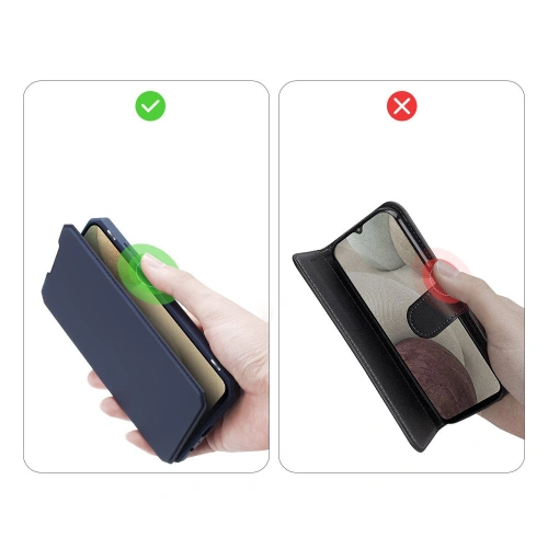 Etui Dux Ducis Skin X Samsung Galaxy A12/M12 niebieski