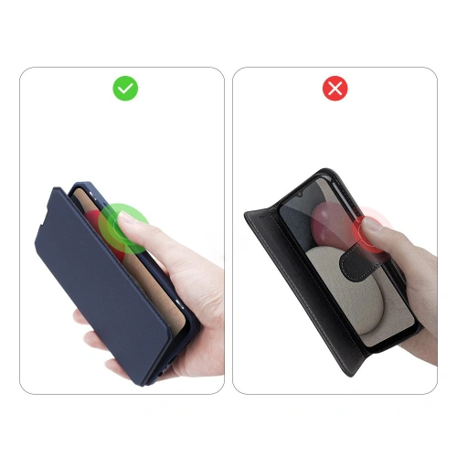 Etui Dux Ducis Skin X Samsung Galaxy A02s EU niebieski