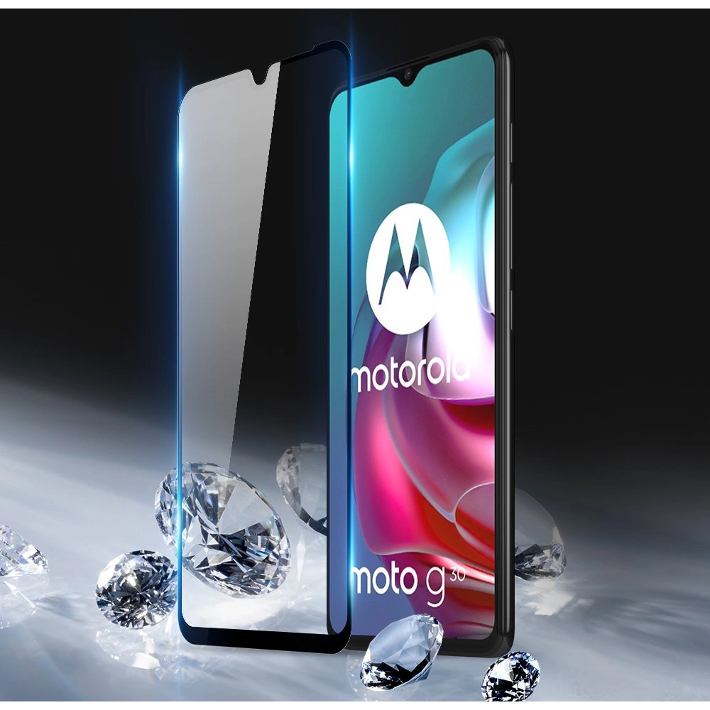Hurtownia GSM - Edzett üveg Dux Ducis 9D Motorola Moto G10/G20/G30 fekete (tokbarát) - DDS535 - {ean13} - Hurt