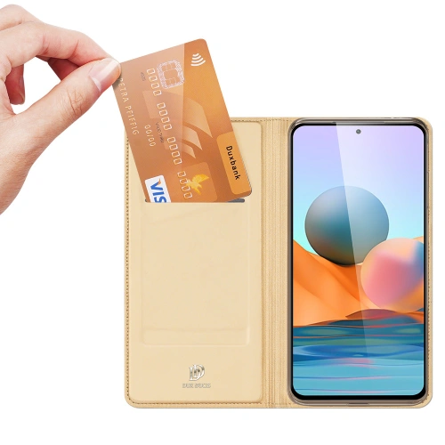 Etui Dux Ducis Skin Pro Xiaomi Redmi Note 10 Pro złoty