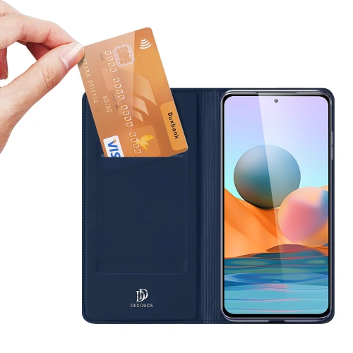 Etui Dux Ducis Skin Pro Xiaomi Redmi Note 10 Pro niebieski