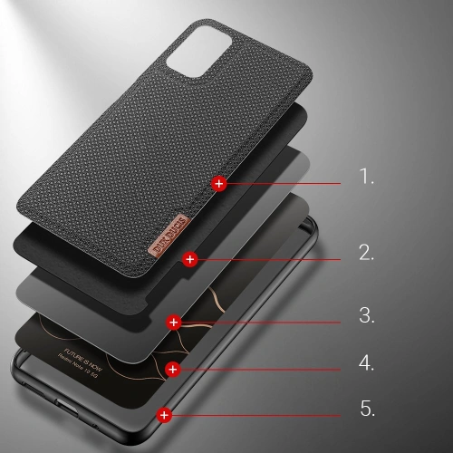 Etui Dux Ducis Fino Xiaomi Redmi Note 10 5G/POCO M3 PRO czarny