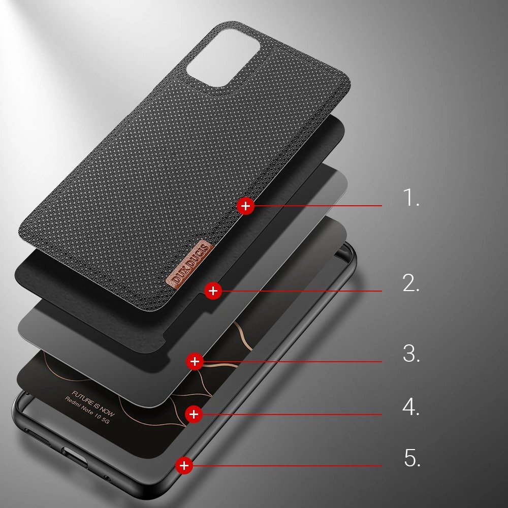 Hurtownia GSM - Etui Dux Ducis Fino Xiaomi Redmi Note 10 5G/POCO M3 PRO negru - DDS552 - {ean13} - Hurt