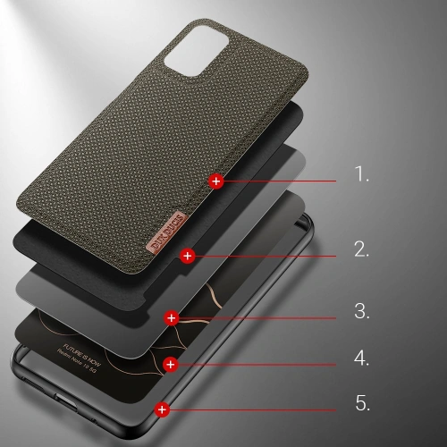 Etui Dux Ducis Fino Xiaomi Redmi Note 10 5G/POCO M3 PRO zielony