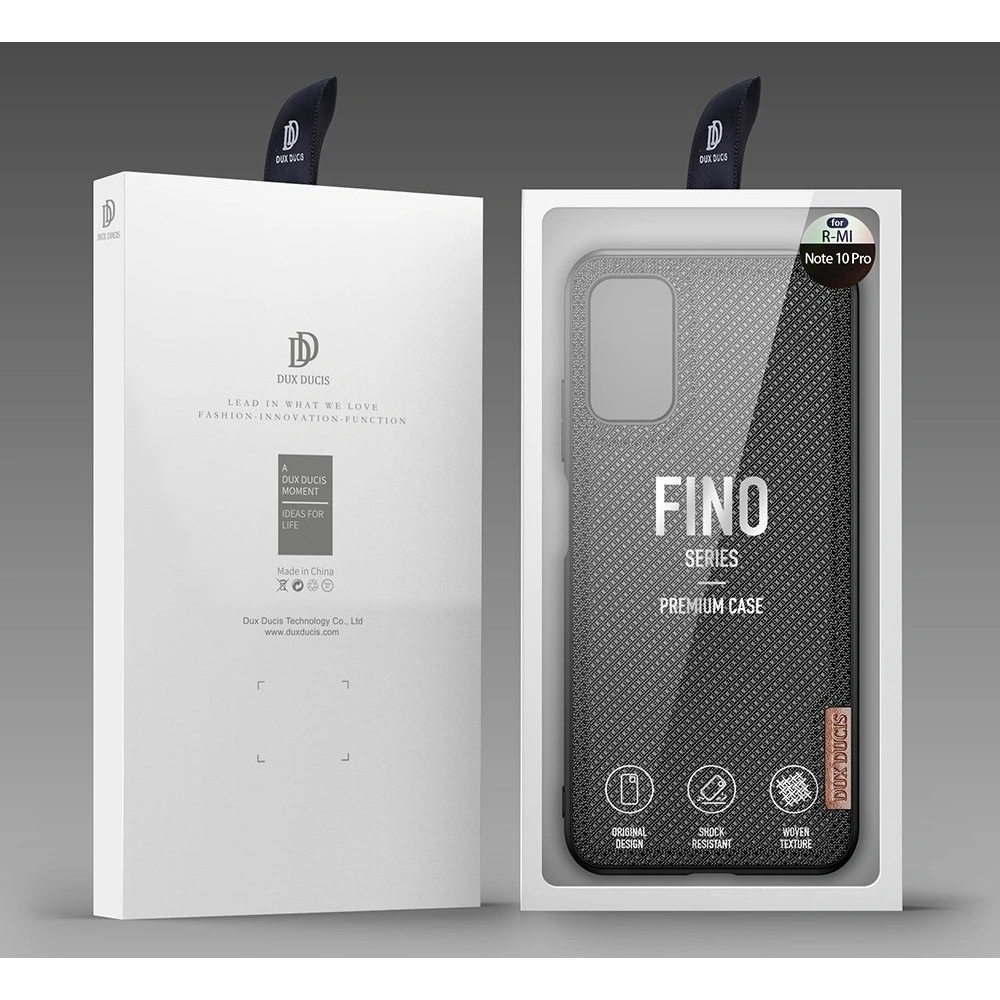 Hurtownia GSM - Dux Ducis Fino tok Xiaomi Redmi Note 10 Pro fekete - DDS564 - {ean13} - Hurt