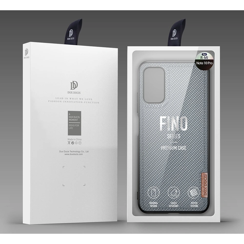 Hurtownia GSM - Dux Ducis Fino tok Xiaomi Redmi Note 10 Pro szürke - DDS565 - {ean13} - Hurt