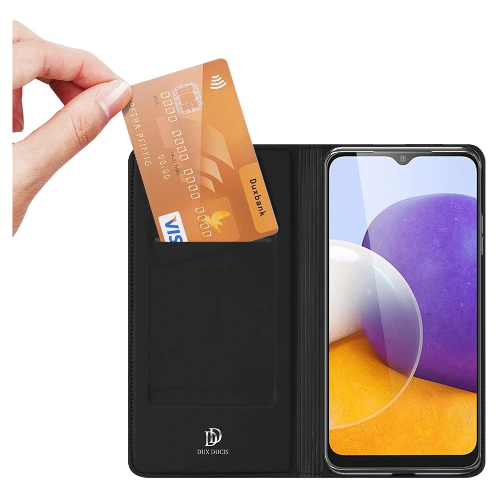 Hurtownia GSM - Etui Dux Ducis Skin Pro Samsung Galaxy A22 4G negru - DDS587 - {ean13} - Hurt