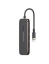 Hub USAMS 3xUSB/USB-C/HDMI černý/black SJ578HUB01