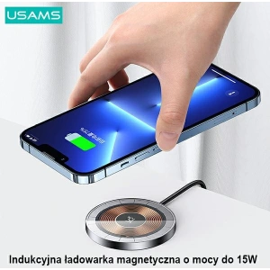 Hurtownia GSM - USAMS US-CD183 mágneses 15W indukciós töltő fekete/CD183CDX01 - USA793 - {ean13} - Hurt