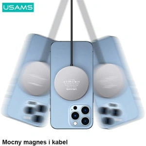 Wholesale USAMS US-CD183 Wireless Charger magnetic 15W black CD183CDX01 - USA793 - {ean13} - Hurt