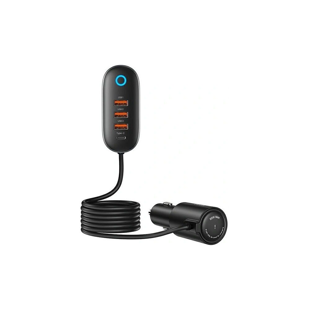 Hurtownia GSM - Auto nabíječka USAMS 3xUSB/1xUSB-C 156W černá/black CC161CC01 - USA794 - {ean13} - Hurt