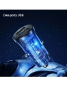 Hurtownia GSM - USAMS C31 3A 2xUSB-A Gyors Töltő Autós Töltő kék/blue CC162CC02 - USA796 - {ean13} - Hurt