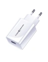 Hurtownia GSM - Ładowarka sieciowa USAMS T22 1xUSB 18W 3A QC3.0 + kabel USB-C 1m biały/white T48OCLN01 - USA797 - {ean13} - Hurt