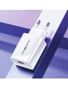 Hurtownia GSM - Încărcător de rețea USAMS T22 1xUSB 18W 3A QC3.0 + cablu USB-C 1m alb/white T48OCLN01 - USA797 - {ean13} - Hurt