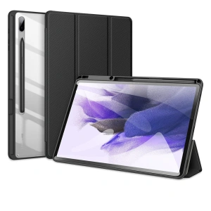 Hurtownia GSM - Dux Ducis Toby tok Samsung Galaxy Tab S8+ Plus/Tab S7+ Plus/Tab S7 FE stylus tartóval fekete színben - DDS588 - {ean13} - Hurt