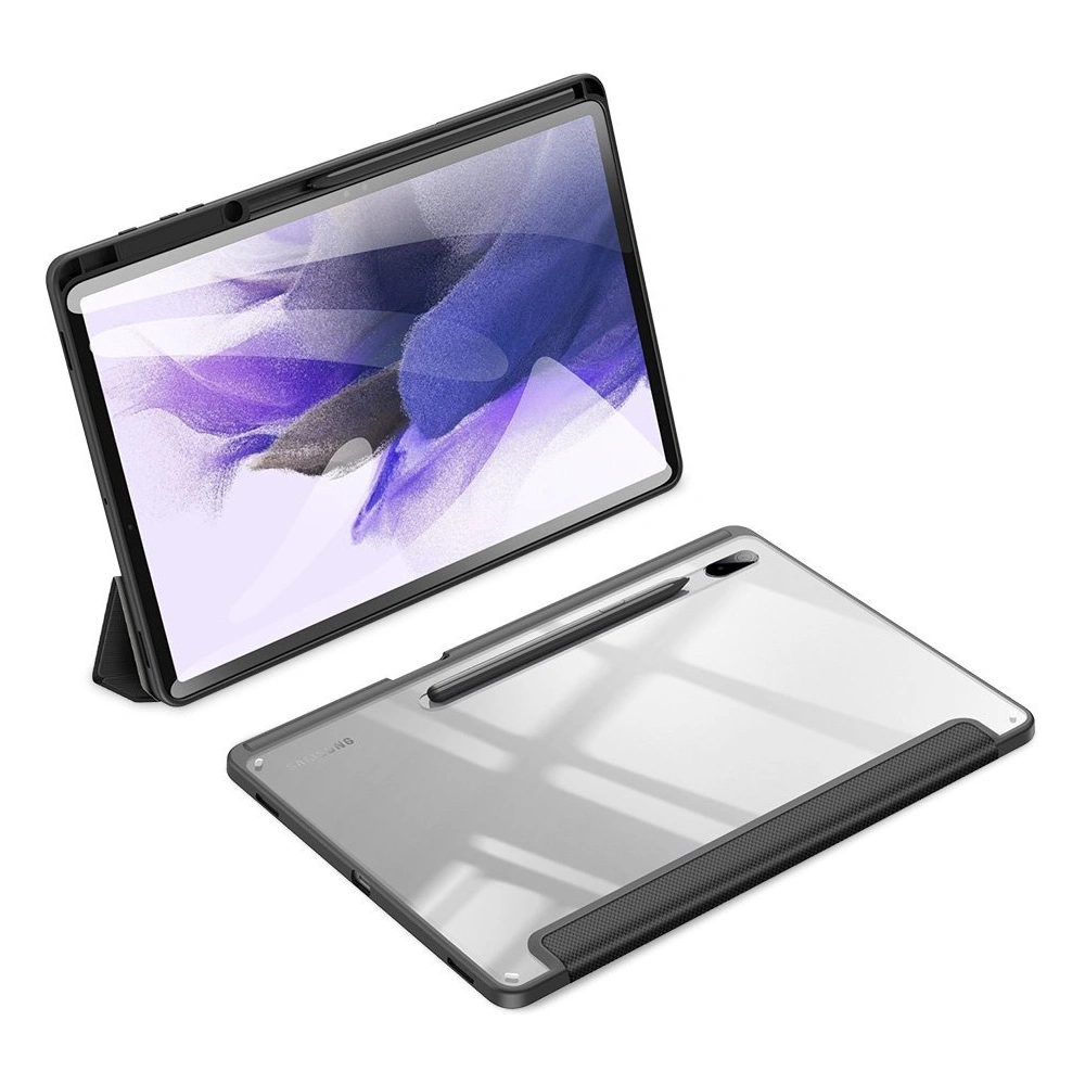 Hurtownia GSM - Etui Dux Ducis Toby Samsung Galaxy Tab S8+ Plus/Tab S7+ Plus/Tab S7 FE cu suport pentru stilou negru - DDS588 - {ean13} - Hurt