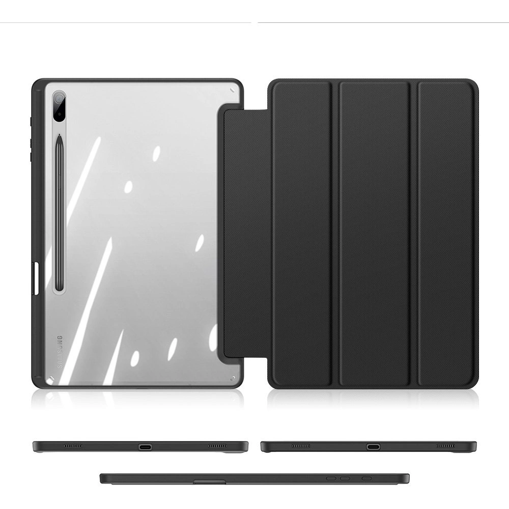 Hurtownia GSM - Case Dux Ducis Toby Samsung Galaxy Tab S8+ Plus/Tab S7+ Plus/Tab S7 FE mit Halterung für den Stylus schwarz - DDS588 - {ean13} - Hurt