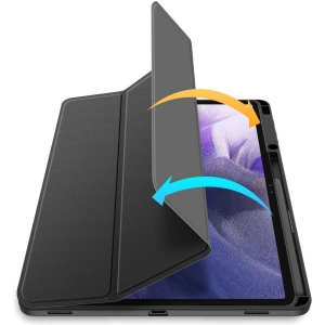 Hurtownia GSM - Dux Ducis Toby tok Samsung Galaxy Tab S8+ Plus/Tab S7+ Plus/Tab S7 FE stylus tartóval fekete színben - DDS588 - {ean13} - Hurt